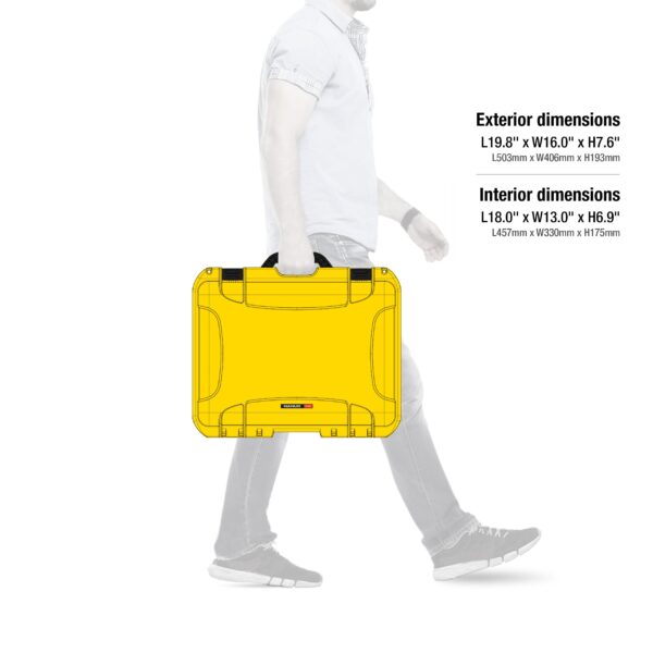 Nanuk Waterproof Hard Case with Foam Insert for DJI Ronin RS 2 and Pro Combo Version - Yellow (930-RONS24) - Image 2