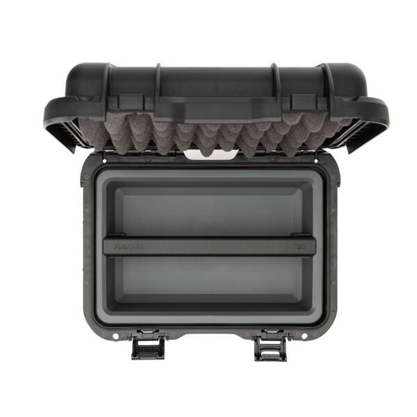Nanuk T20 Top Loader Case for Cameras and Lenses with Lid Stay and Reinforced Metal Padlock Holes, PowerClaw Superior Latching System and Tray and Rigid Divider (Black) - Image 6