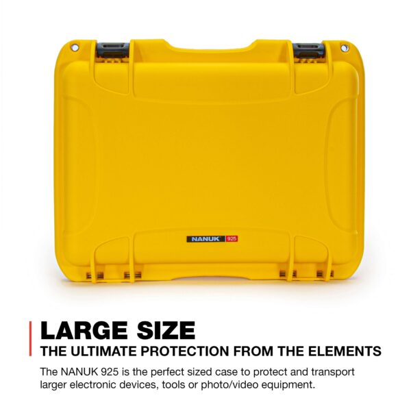 Nanuk 925 Waterproof Hard Case with Padded Dividers - Yellow - Image 7