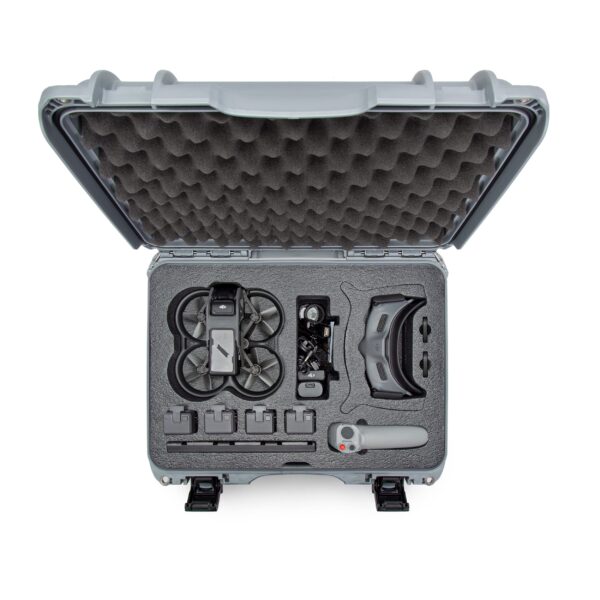Nanuk 925 Waterproof Hard Case with Foam Insert for DJI Avata FPV Unit, Goggles and Fly More Combo - Silver (925S-080SV-0A0-C0745) - Image 6