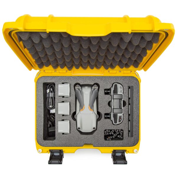 Nanuk Waterproof Hard Case with Foam Insert for DJI Air 2S Fly More Combo - Yellow 915-MAVIA2S4 - Image 4