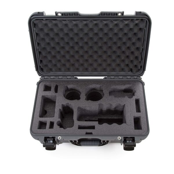 Nanuk 935 Waterproof Carry-On Hard Case with Custom Foam Insert for Sony a7R Size Camera w/Wheels - Graphite - Image 4