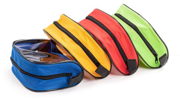 Scherber Fully-Stocked First Responder Professional Advanced EMT/EMS Trauma Kit | HSA/FSA Approved | Reflective Bag w/10+ Compartments, Zippered Pockets & 250+ First Aid Supplies (Blue) - Image 2