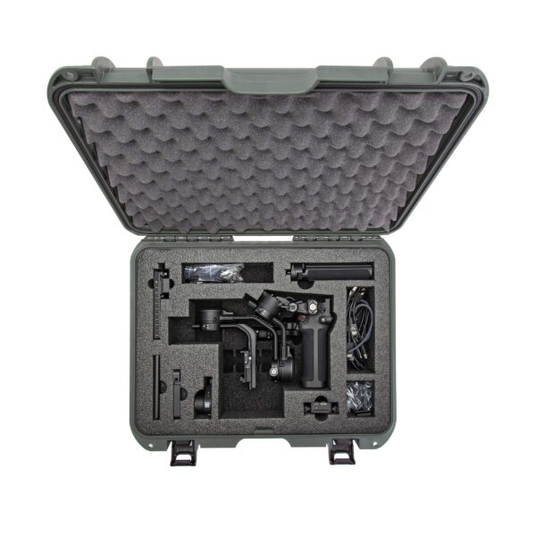 Nanuk Waterproof Hard Case with Foam Insert for DJI Ronin RSC 2 and Pro Combo Version - Olive - Image 6
