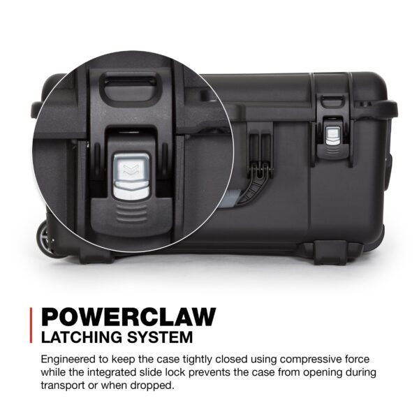 Nanuk 950 Waterproof Hard Case with Wheels and Padded Divider - Black - Image 7