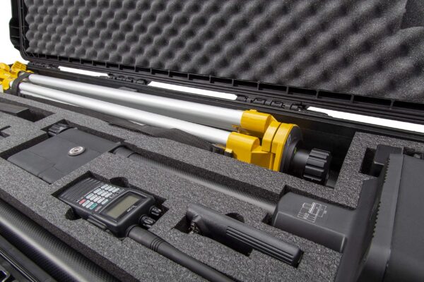 Nanuk 995 Waterproof Hard Case with Custom Foam Insert for DJI Ground Station RTK w/Wheels - Black (995-RTK1) - Image 2