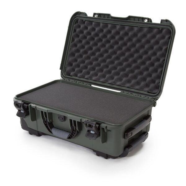 Nanuk Wheeled Series 935 Lightweight NK-7 Resin Waterproof Protective Case and Foam Insert - Olive
