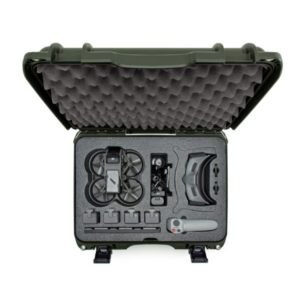 Nanuk 925 Waterproof Hard Case with Foam Insert for DJI Avata FPV Unit, Goggles and Fly More Combo - Olive (925S-080OL-0A0-C0745) - Image 6